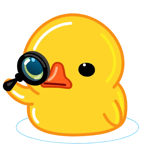 🔎 Стикер «Utya Duck 2» для Telegram
