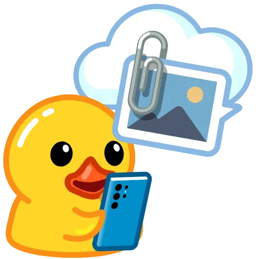 ☁️ Стикер «Utya Duck 2» для Telegram