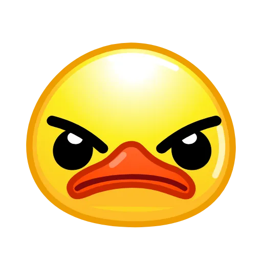😠 Стикер «Utya Emoji Pack» для Telegram
