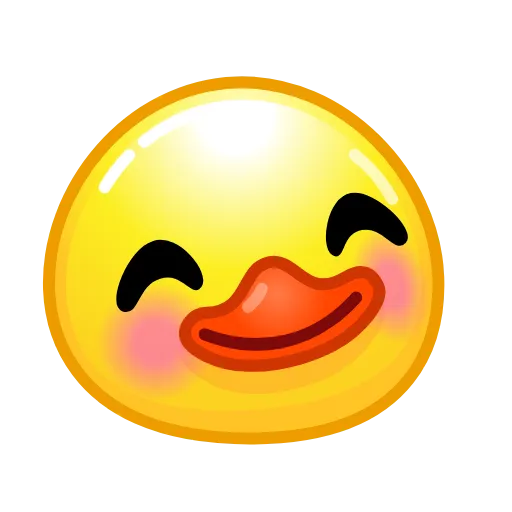 😊 Стикер «Utya Emoji Pack» для Telegram