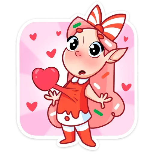 ❤️ Стикер «Юю» для Telegram