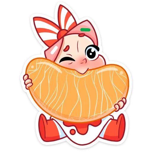 🍊 Стикер «Юю» для Telegram