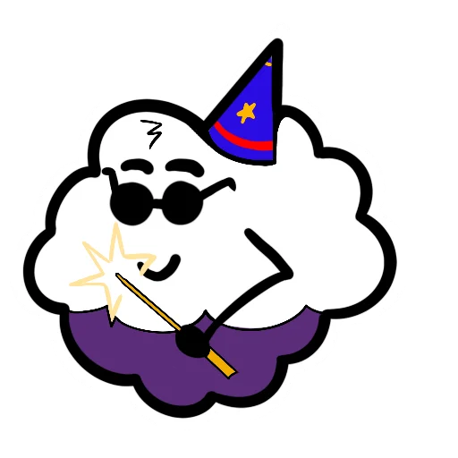 🦄 Стикер «Облачно» для Telegram