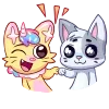🤝 Эмодзи «Уютненький Кэнди Кэт» для Telegram