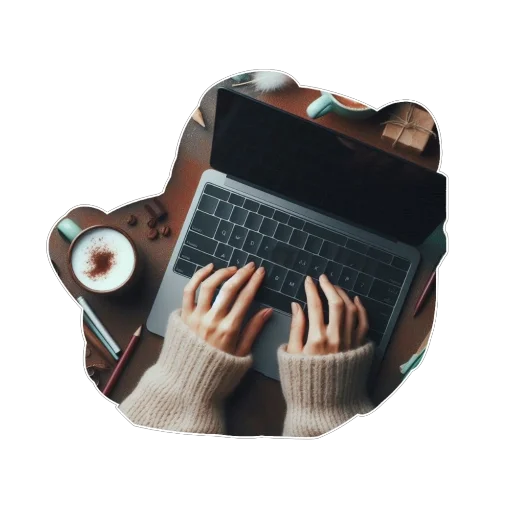 ☕ Стикер «УЮТ» для Telegram