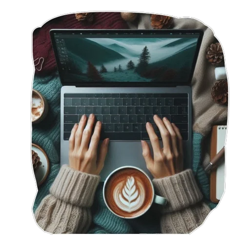 ❤ Стикер «УЮТ» для Telegram