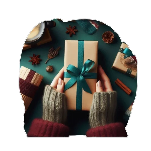 🧶 Стикер «УЮТ» для Telegram