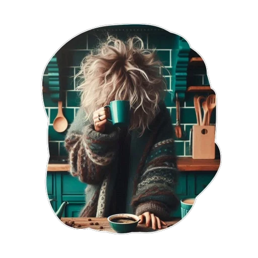 🥤 Стикер «УЮТ» для Telegram