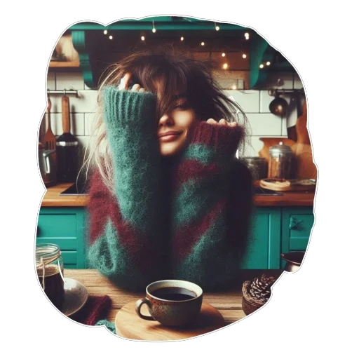🥤 Стикер «УЮТ» для Telegram