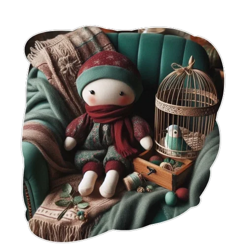 🧸 Стикер «УЮТ» для Telegram