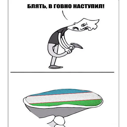 💩 Стикер «UZB×stickers‍» для Telegram