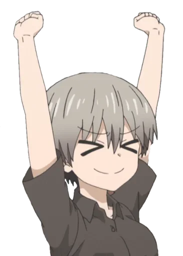 🤩 Стикер «Uzaki-Chan» для Telegram