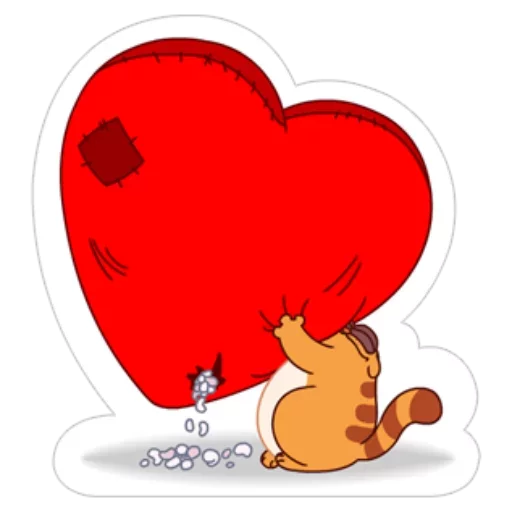 Стикерпак V Love для Telegram — скачать