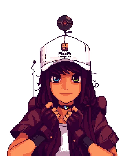 🙂 Стикер «Va-11 Hall-a» для Telegram