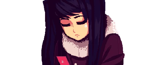 😔 Стикер «Va-11 Hall-a» для Telegram