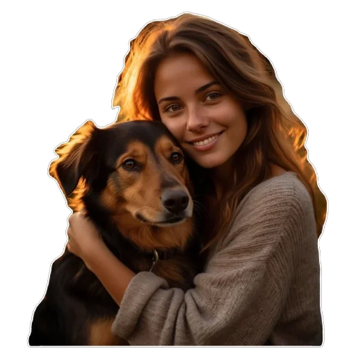 🐶 Стикер «Вайб» для Telegram