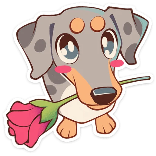 🌹 Стикер «Валик» для Telegram