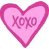❤️ Эмодзи «Be my Valentine - розовые буквы и иконки для оформления ко дню влюблённых» для Telegram