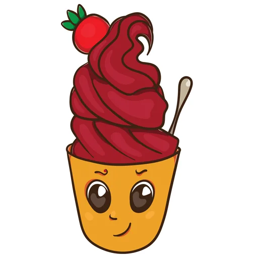 Стикерпак ice_cream_valentin для Telegram — скачать