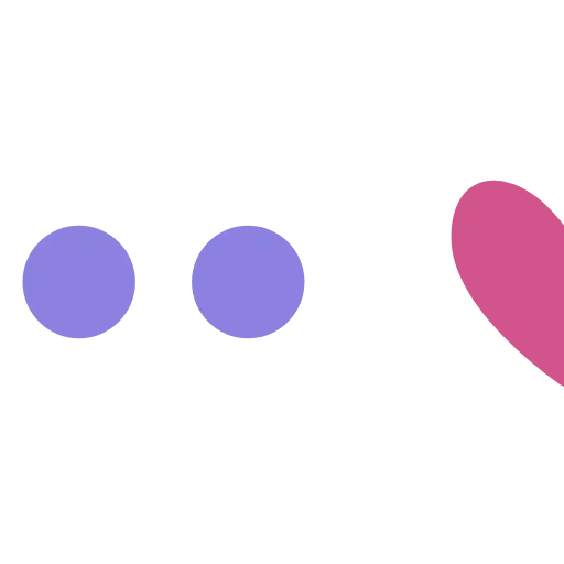 💔 Эмодзи «Розовые буквы» для Telegram