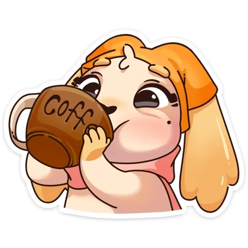 ☕️ Стикер «Валя» для Telegram