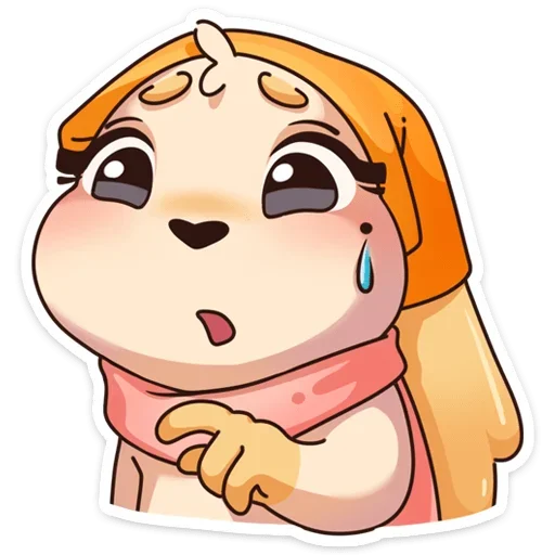 😢 Стикер «Валя» для Telegram