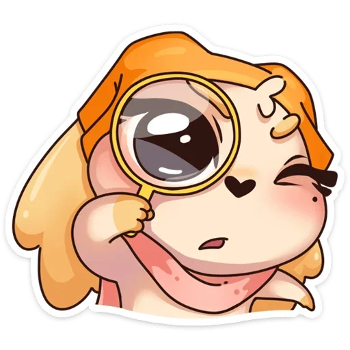 🔎 Стикер «Валя» для Telegram