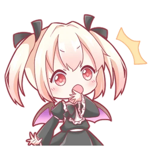 ⁉ Стикер «Vampire chan Вампир тян» для Telegram