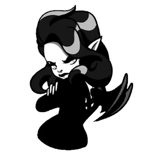Стикерпак lady vampire для Telegram — скачать