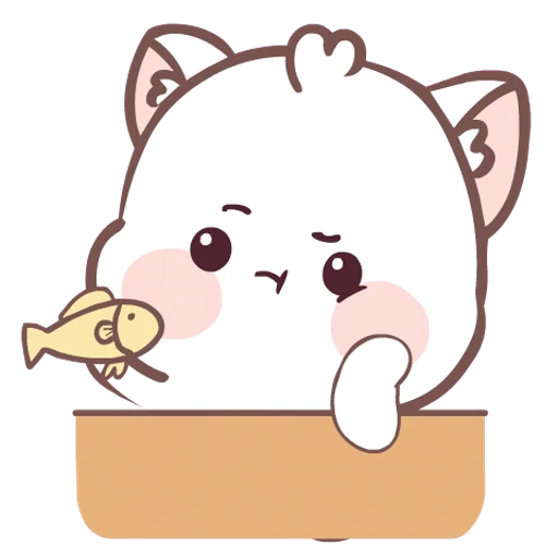 ☹️ Стикер «Vanila Cat» для Telegram