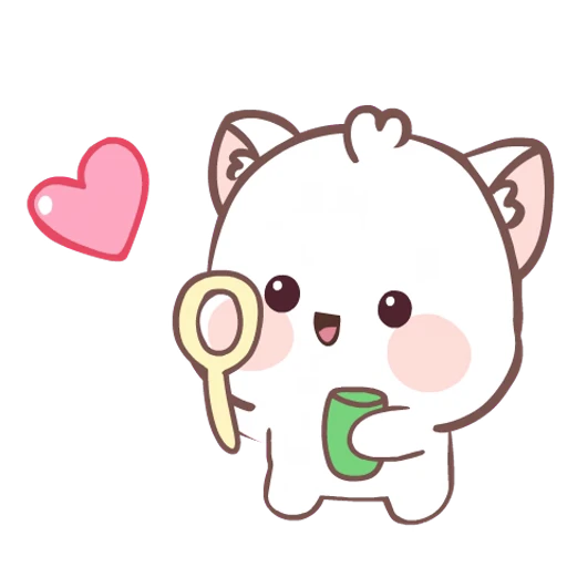 ❤️ Стикер «Vanila Cat» для Telegram