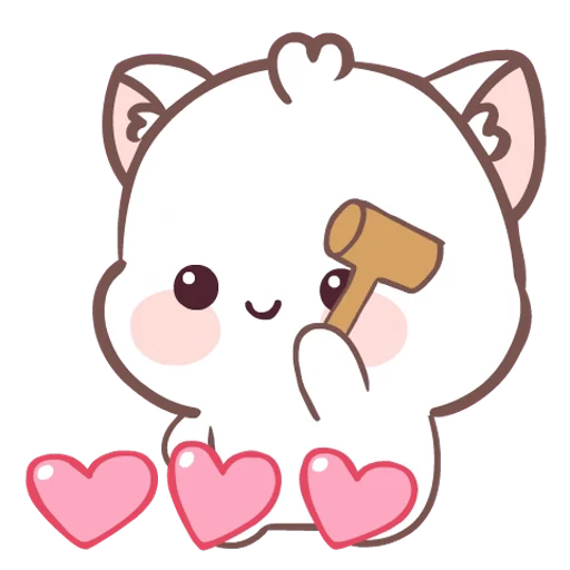 🥰 Стикер «Vanila Cat» для Telegram