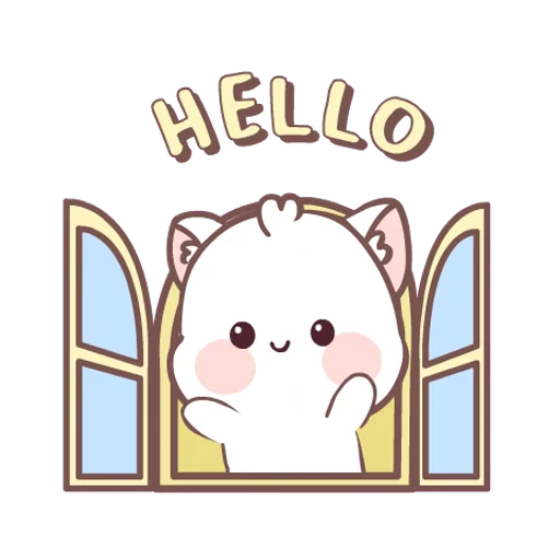👋 Стикер «Vanila Cat» для Telegram