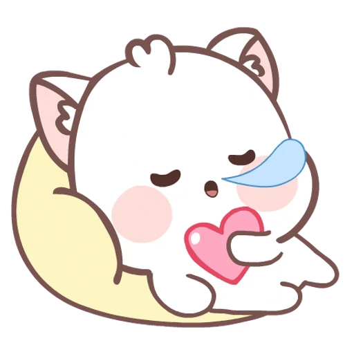 😴 Стикер «Vanila Cat» для Telegram