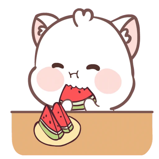 😋 Стикер «Vanila Cat» для Telegram