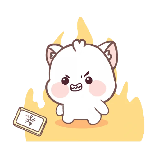 🤬 Стикер «Vanila Cat» для Telegram