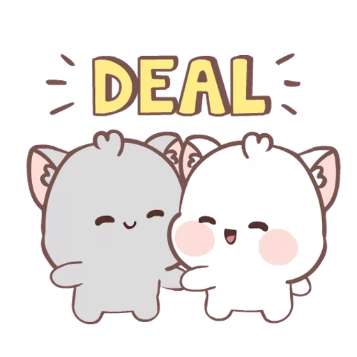 🤝 Стикер «Vanila Cat» для Telegram