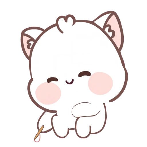 ❤️ Стикер «Vanila Cat» для Telegram