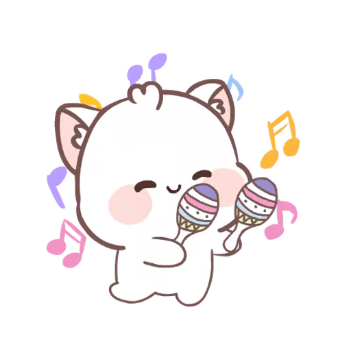 🥳 Стикер «Vanila Cat» для Telegram