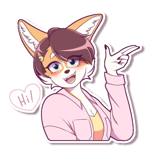Стикерпак Vanilla Corgi для Telegram — скачать