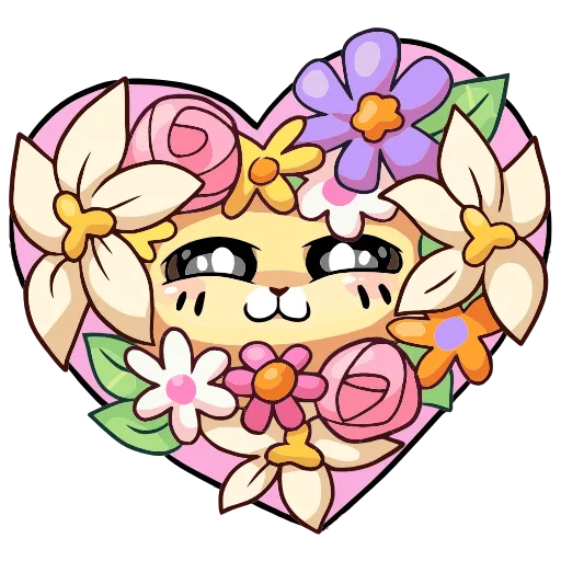 😻 Эмодзи «Клубничная Ванилька» для Telegram