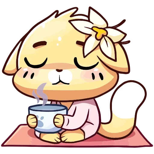 🧘‍♂ Эмодзи «Клубничная Ванилька» для Telegram