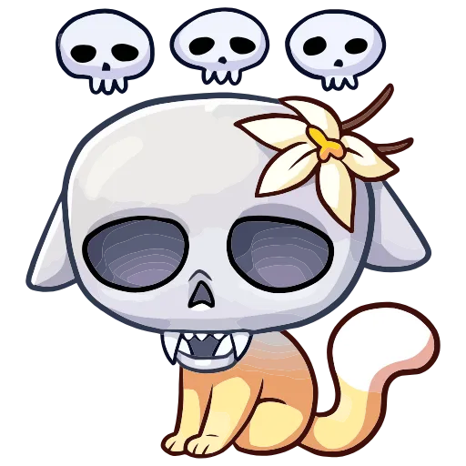 💀 Эмодзи «Клубничная Ванилька» для Telegram