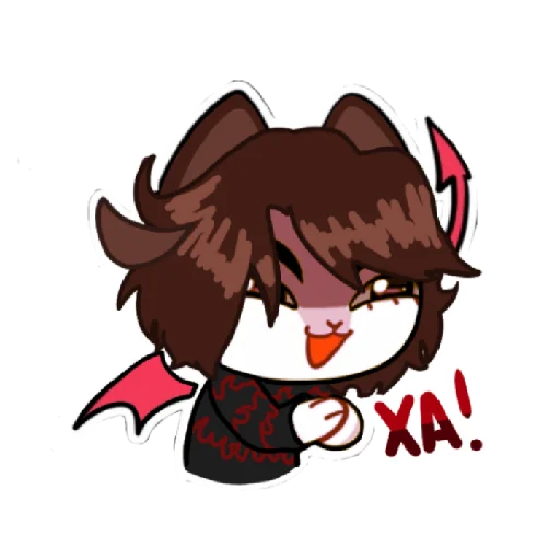 😈 Стикер «Кисюня» для Telegram