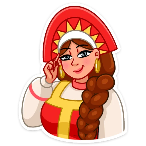 😏 Стикер «Варвара» для Telegram