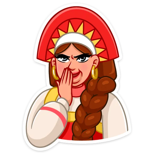 😅 Стикер «Варвара» для Telegram