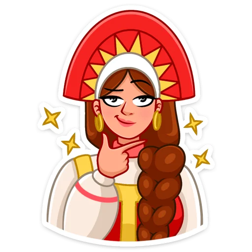 😏 Стикер «Варвара» для Telegram