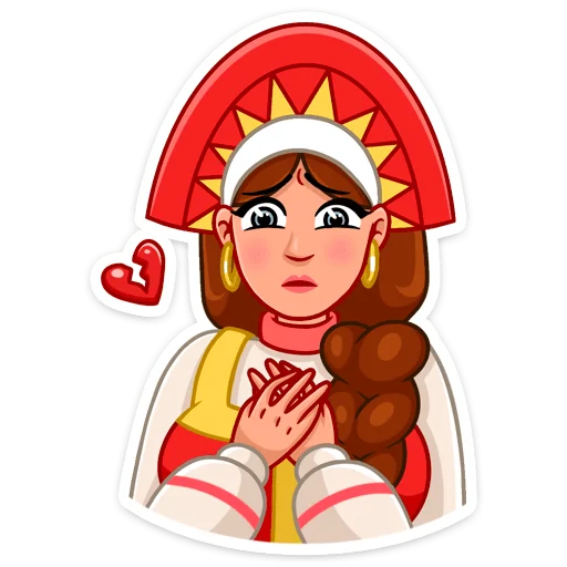 💔 Стикер «Варвара» для Telegram