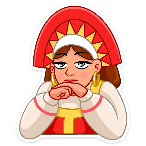 🥱 Стикер «Варвара» для Telegram