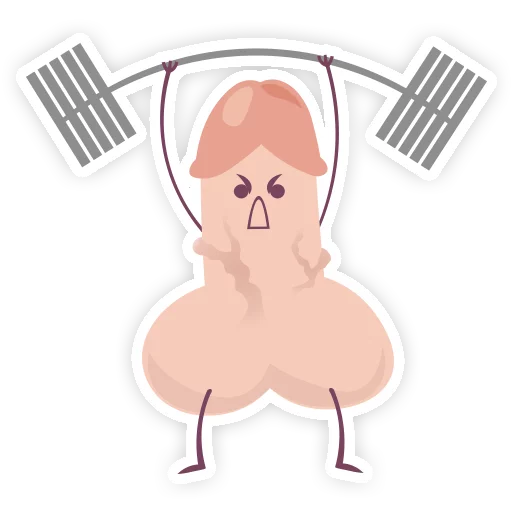 👹 Стикер «Вася the Dick (16+)» для Telegram